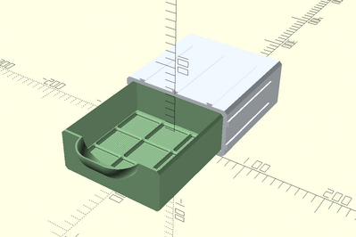 Parametric Gridfinity Modular Stackable Drawer
