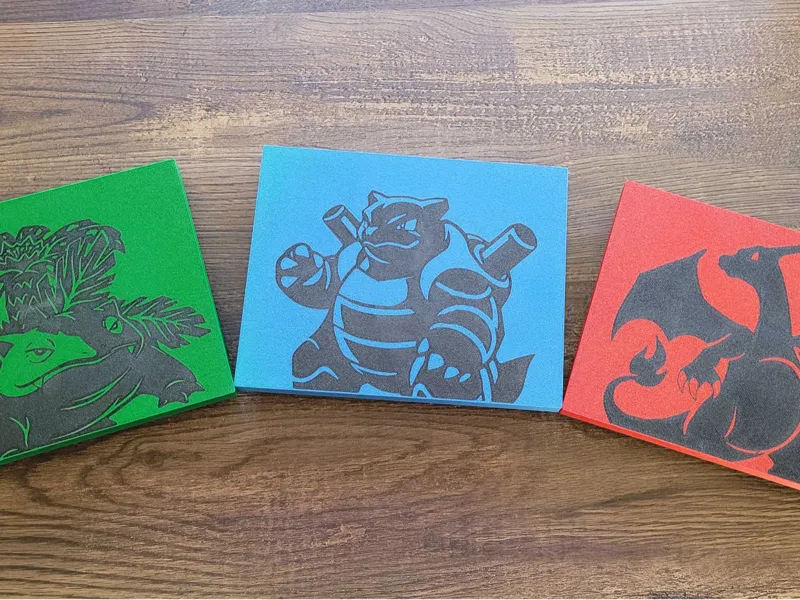 Steam Machine Plate - Charizard,Blastoise,Venusaur