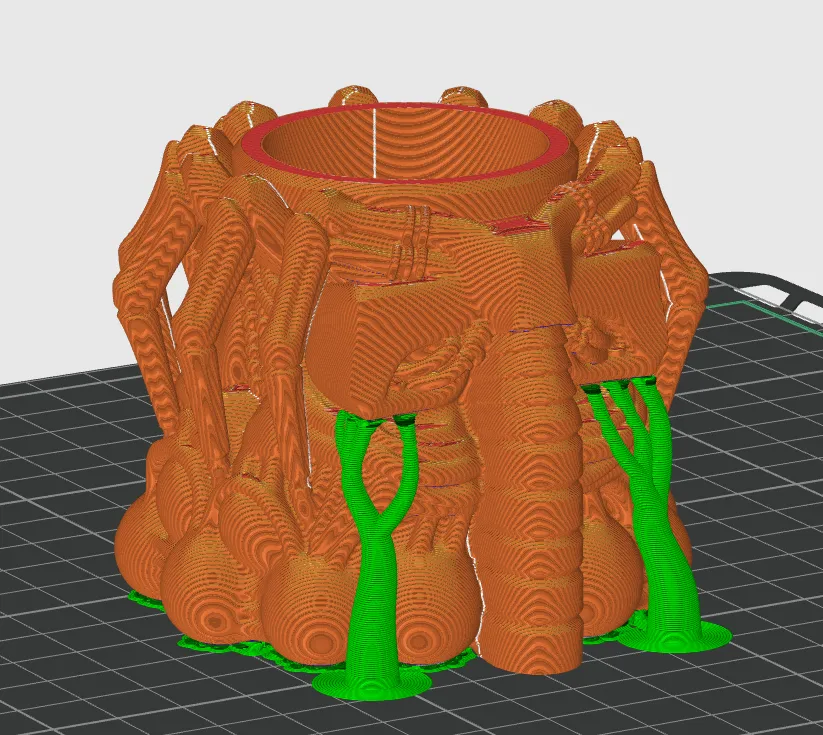 Alien-Inspired Hive Nest LED Tea Light Holder - Free 3D Print Model ...