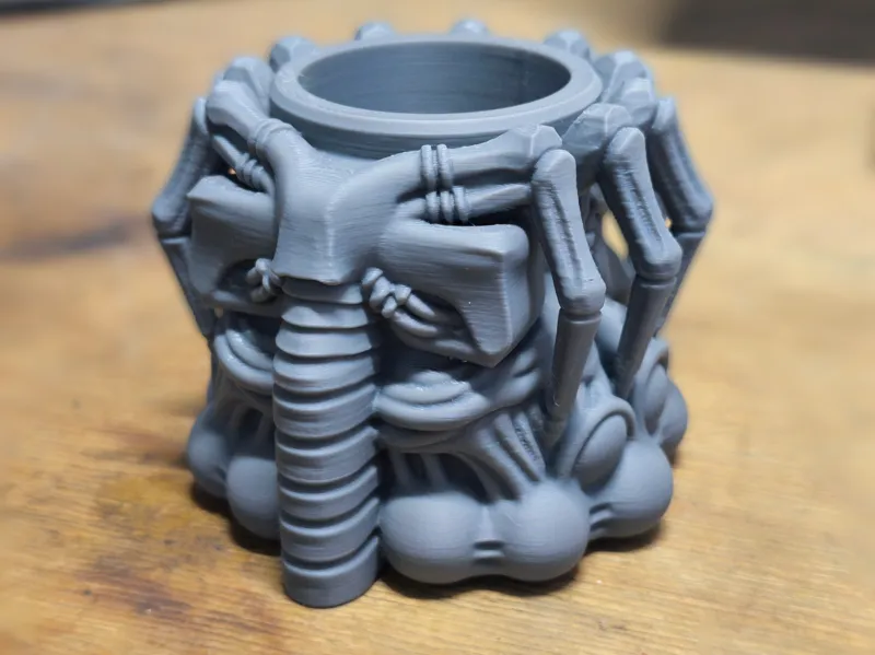 Alien-Inspired Hive Nest LED Tea Light Holder