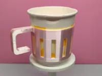 1只镂空一次性杯子杯套