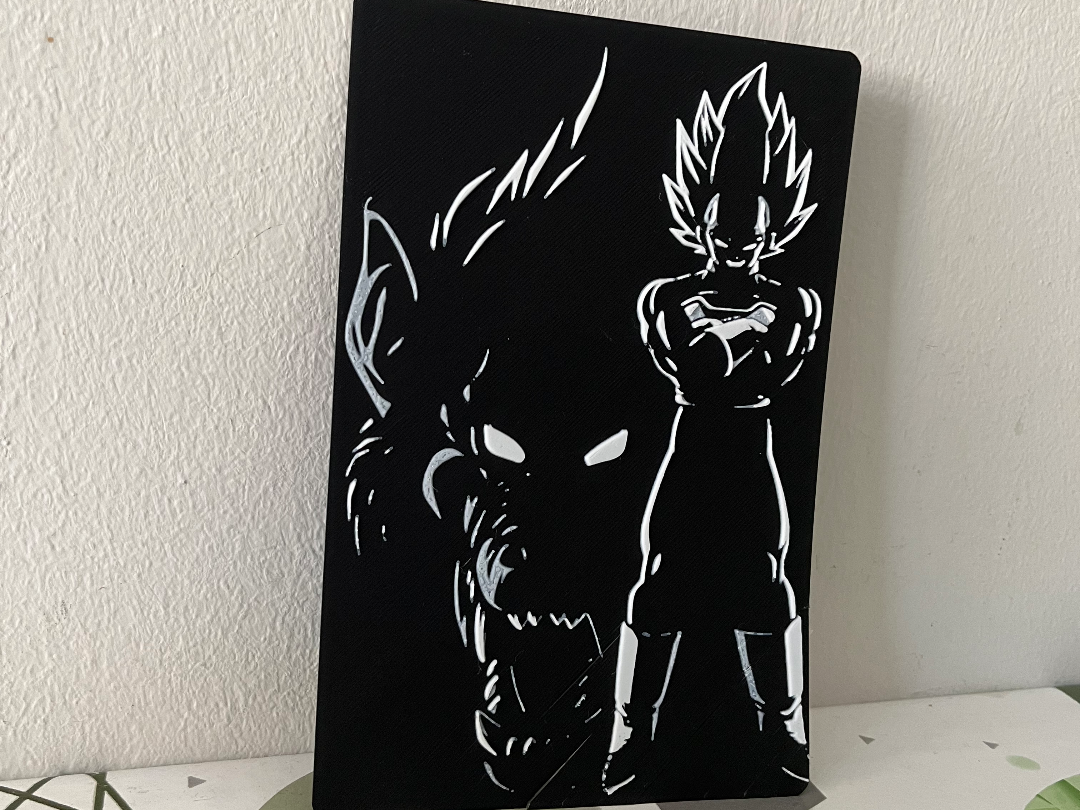 Vegeta wall art