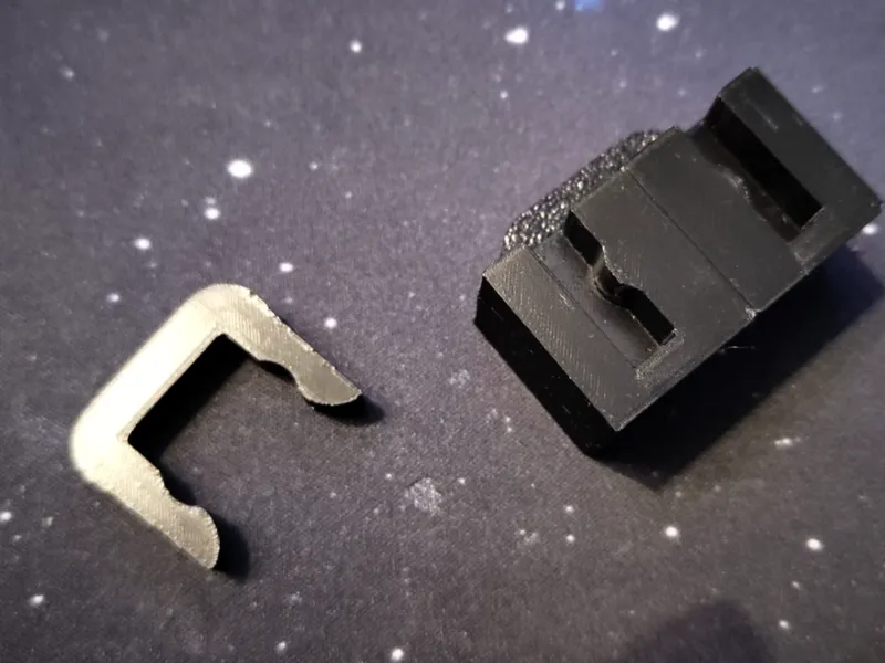 Snap Fit Clip Template - strong holding force