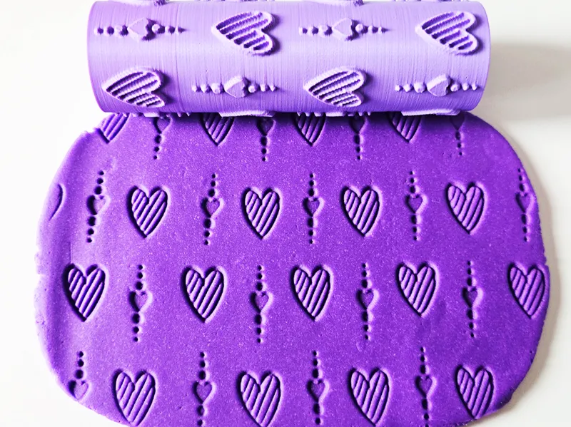 Texture Roller Hearts 2