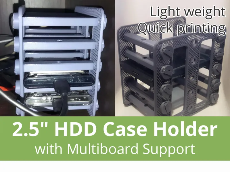 2.5" HDD/SSD USB Case Holder (Multiboard Support)
