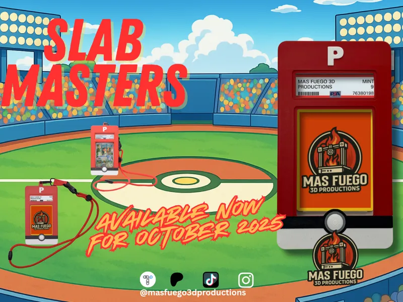 Pokeball - PSA - Slab Masters - Graded Card Case