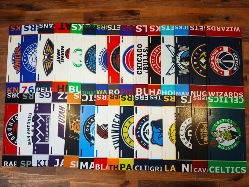 NBA Inspired Licence Plates (2026)