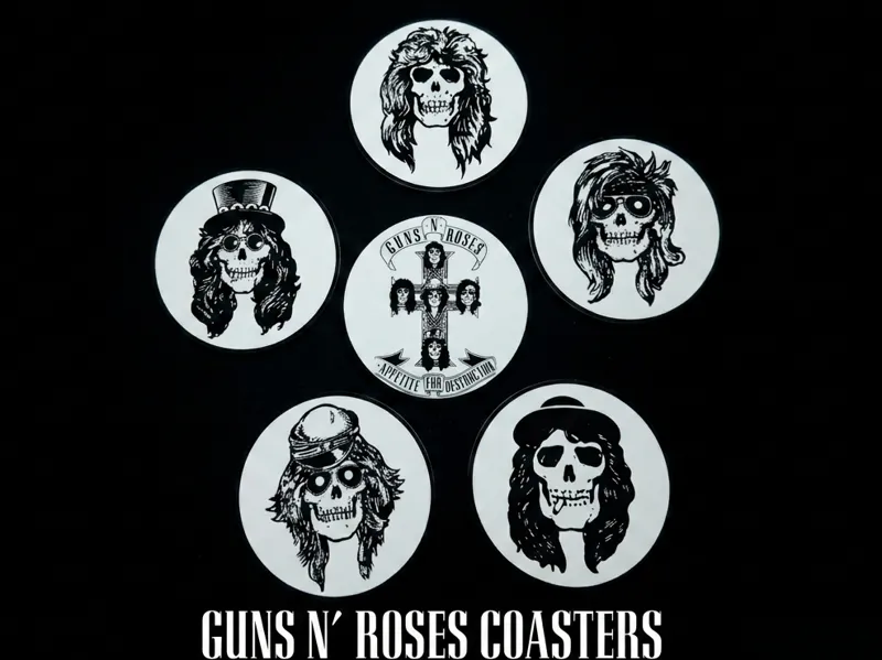 PORTAVASOS DE GUNS N´ ROSES-GUNS N´ ROSES COASTERS