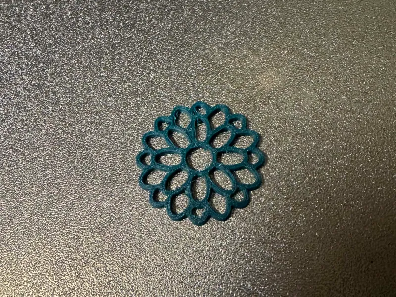 Minimal Flower Outline Model 