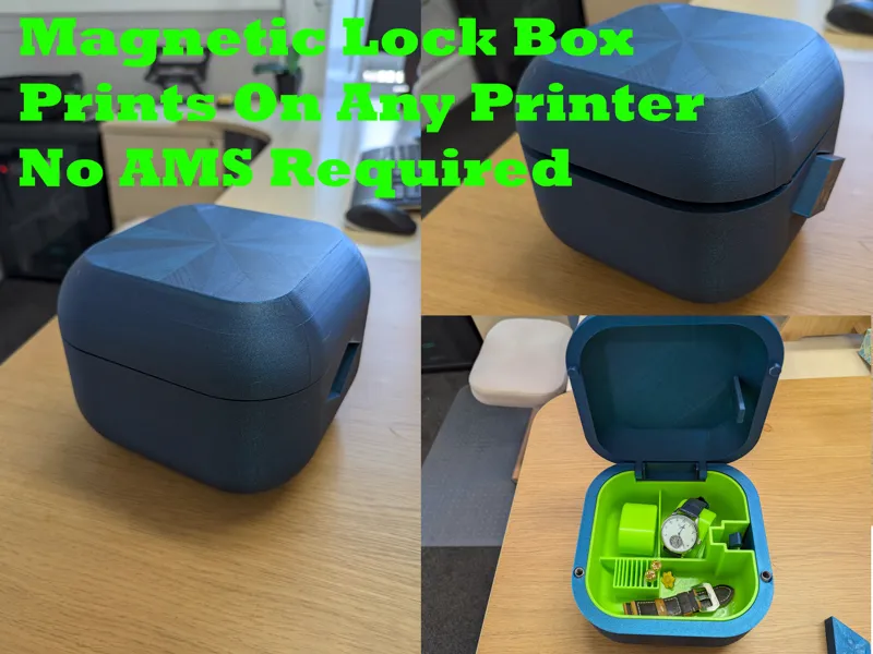 The Magic Box - Lock Box with Magnetic Key