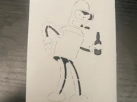 Pochoir Bender — Futurama — photo 1