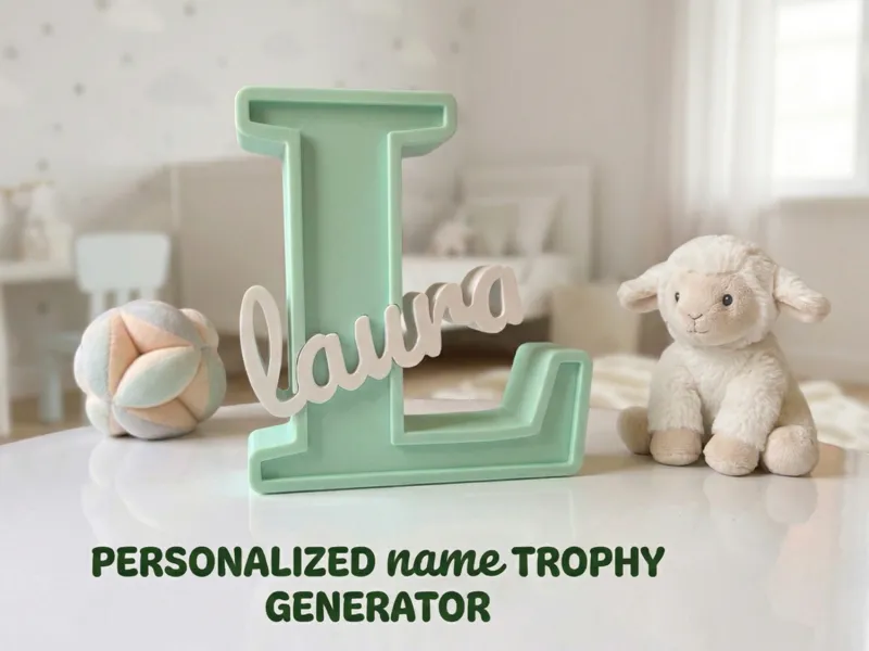 Customizable Name Sign Generator