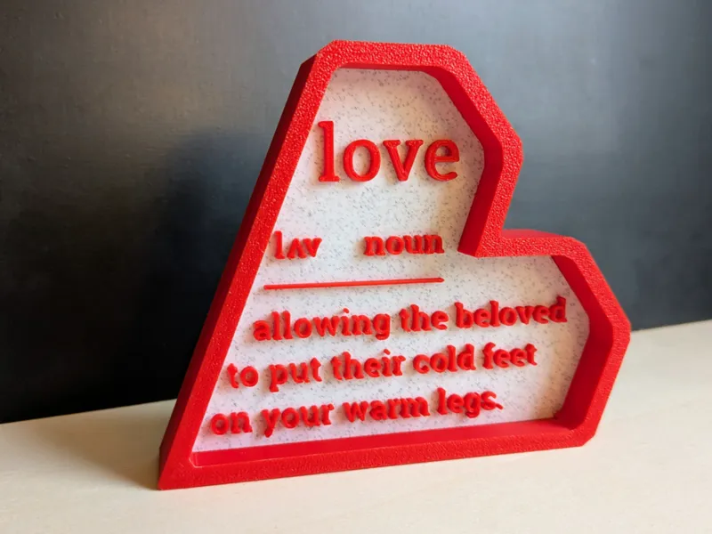The Definition of Love - Framed Art