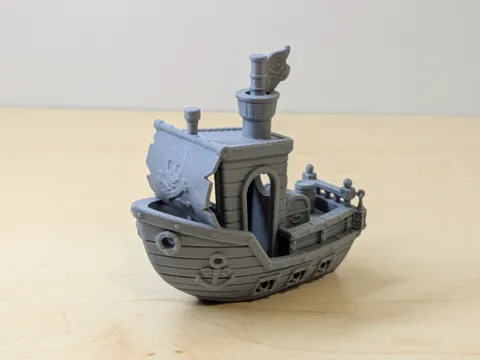 Soporte: Pirate Benchy - no supports — referencia de MakerWorld