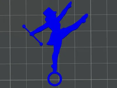 Majorette Keychain