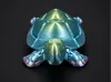 carved wooden style turtle