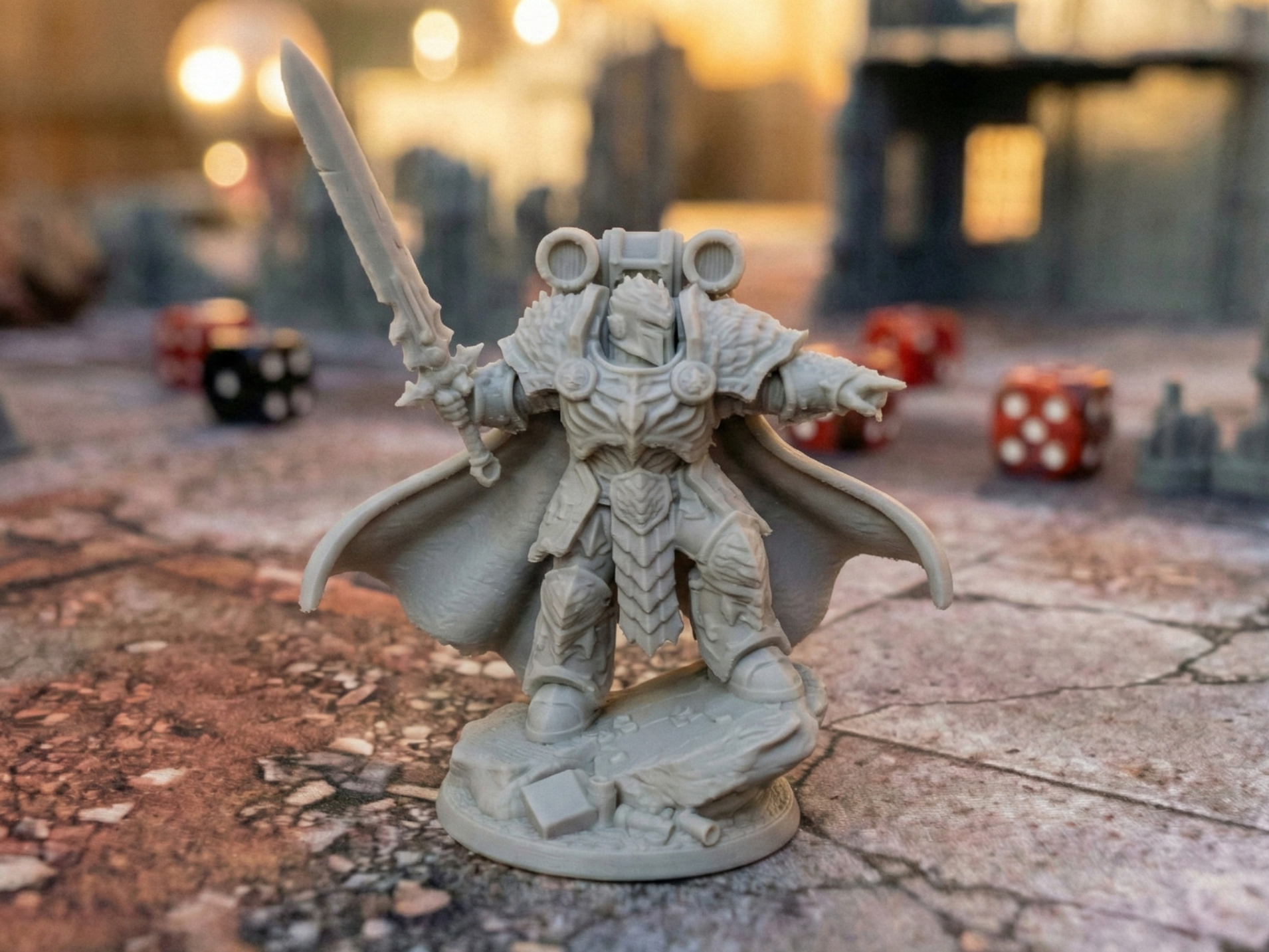 Warlord Captain V2 (40mm Base) | Sci-Fi Miniature