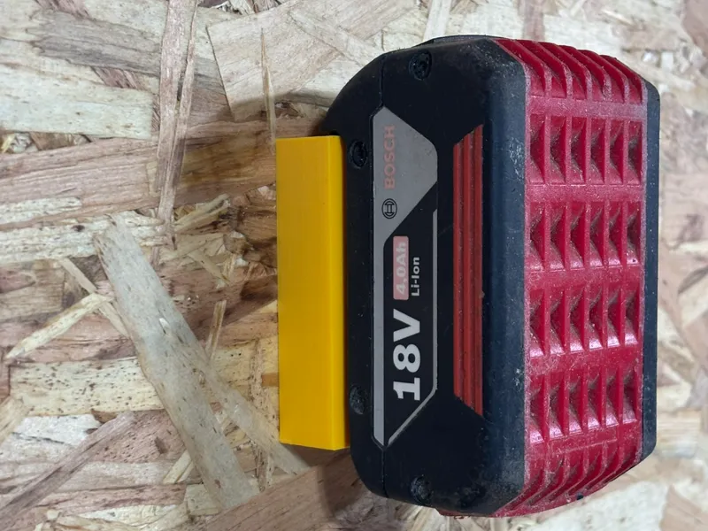 18V Bosch Battery Wall Holder