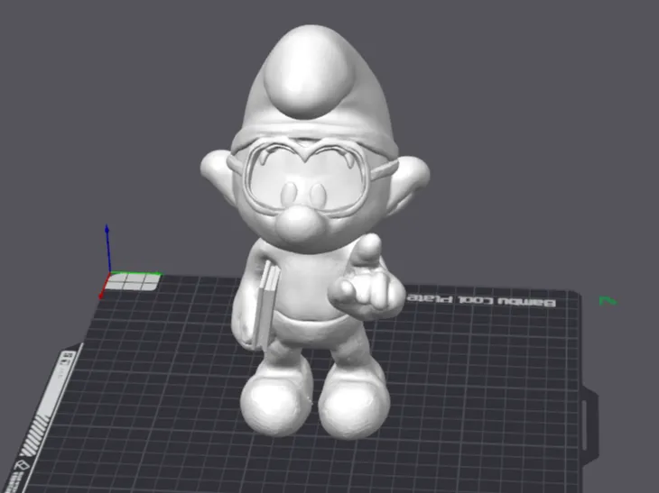 Schlaubi Schlumpf (Brainy Smurf) – Figur