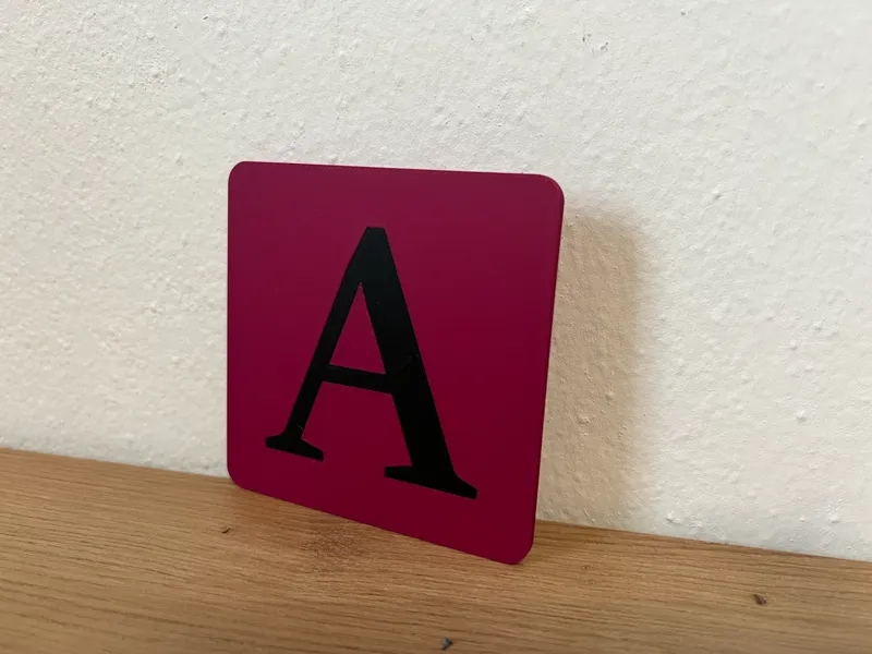 personalisierter Untersetzer