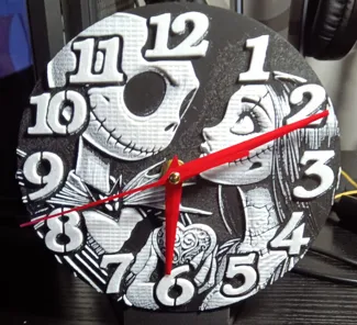 cadre horloge mr jack