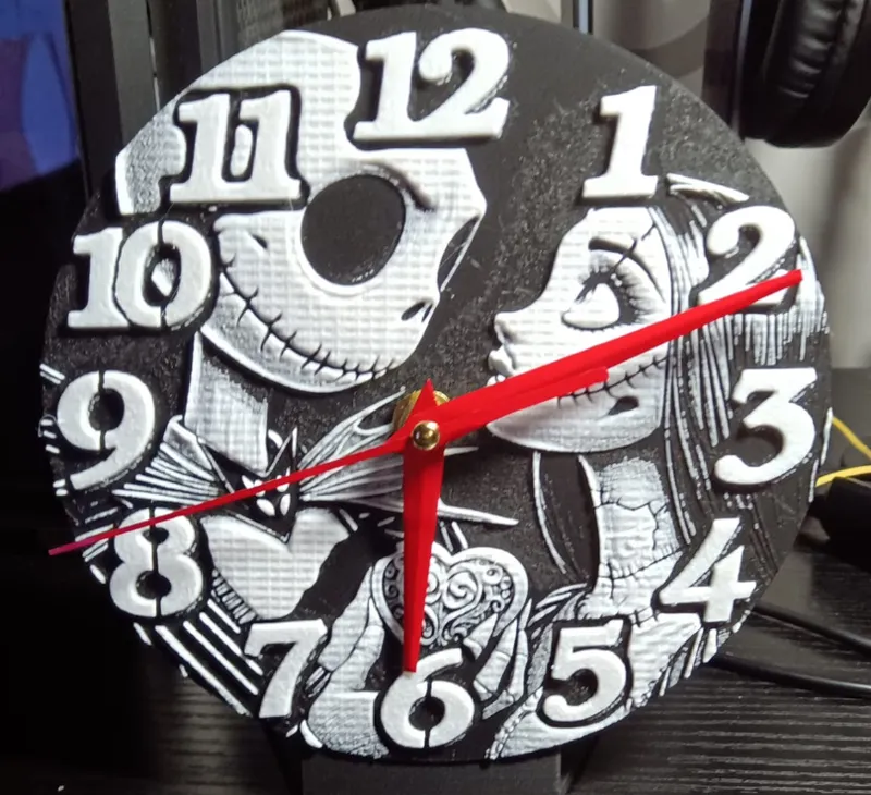 cadre horloge mr jack