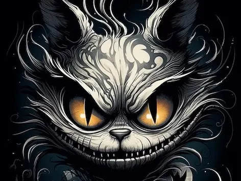 HueForgEvil Chesire Cat Grin