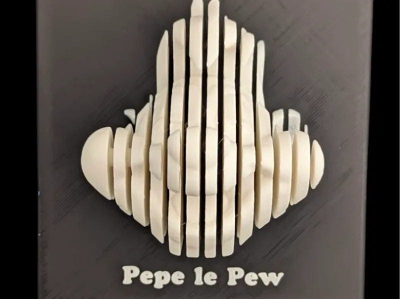 Layered art Pepe le Pew