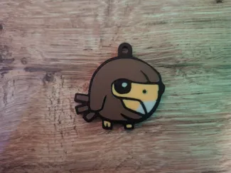 Castle Crashers Hawkster Keychain