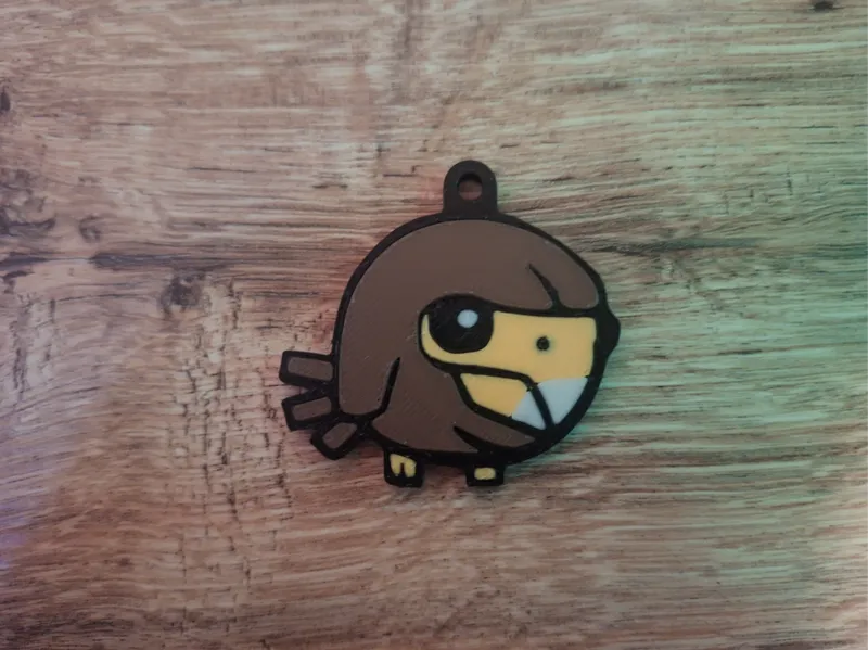 Castle Crashers Hawkster Keychain