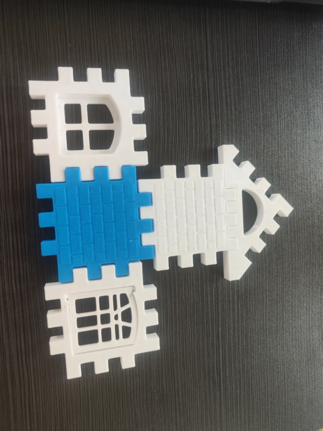 Miniatura 1 do modelo 3D 搭建房子积木