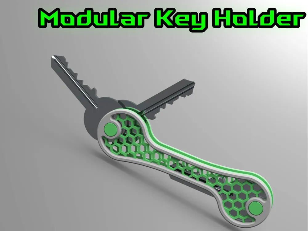 Modular Key Holder 2 / 4 / 6 Keys by MXDesign MakerWorld: Download Free ...