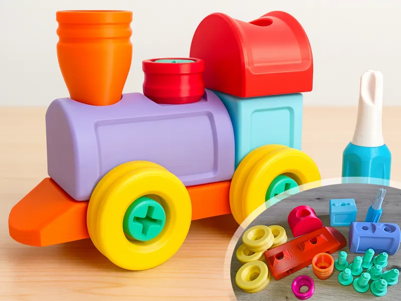Locomotive Building Toy