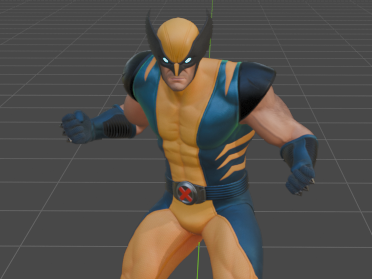 Marvel Comics|Wolverine 3D model