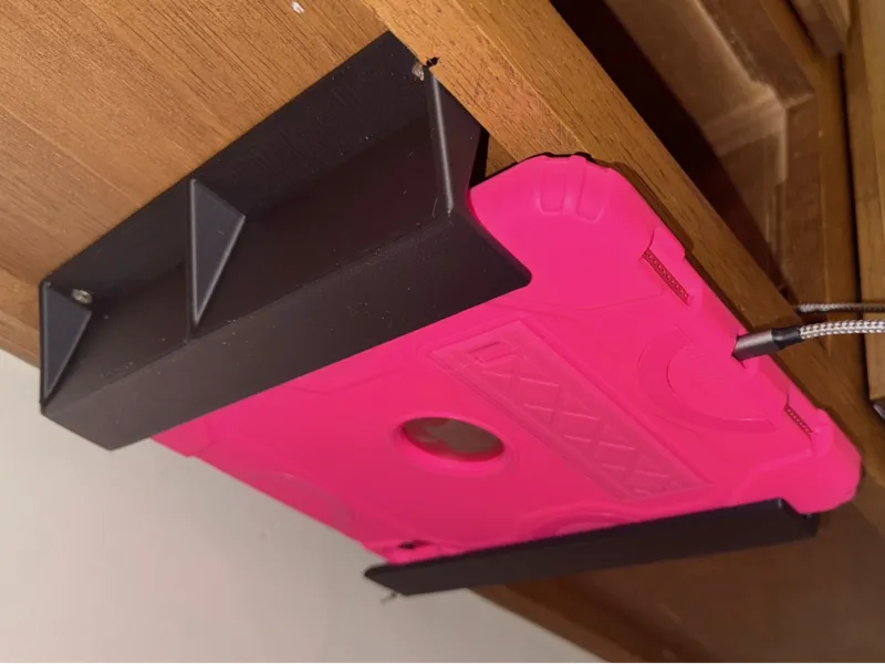 IPad or Tablet Shelf (Under Desk or Cabinet)