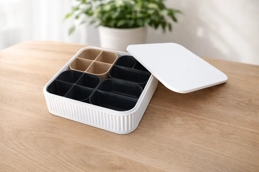 Modular Stackable Storage box M 160x160x40 w/ Lid - Free 3D Print Model ...