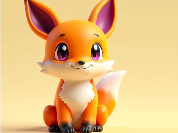 Petit renard mignon