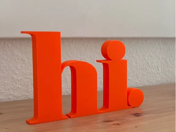 hi. Aufsteller 