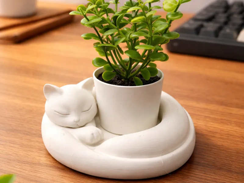 Pflanzenhalter für Ikea 6cm Pflanzen Katzen Design