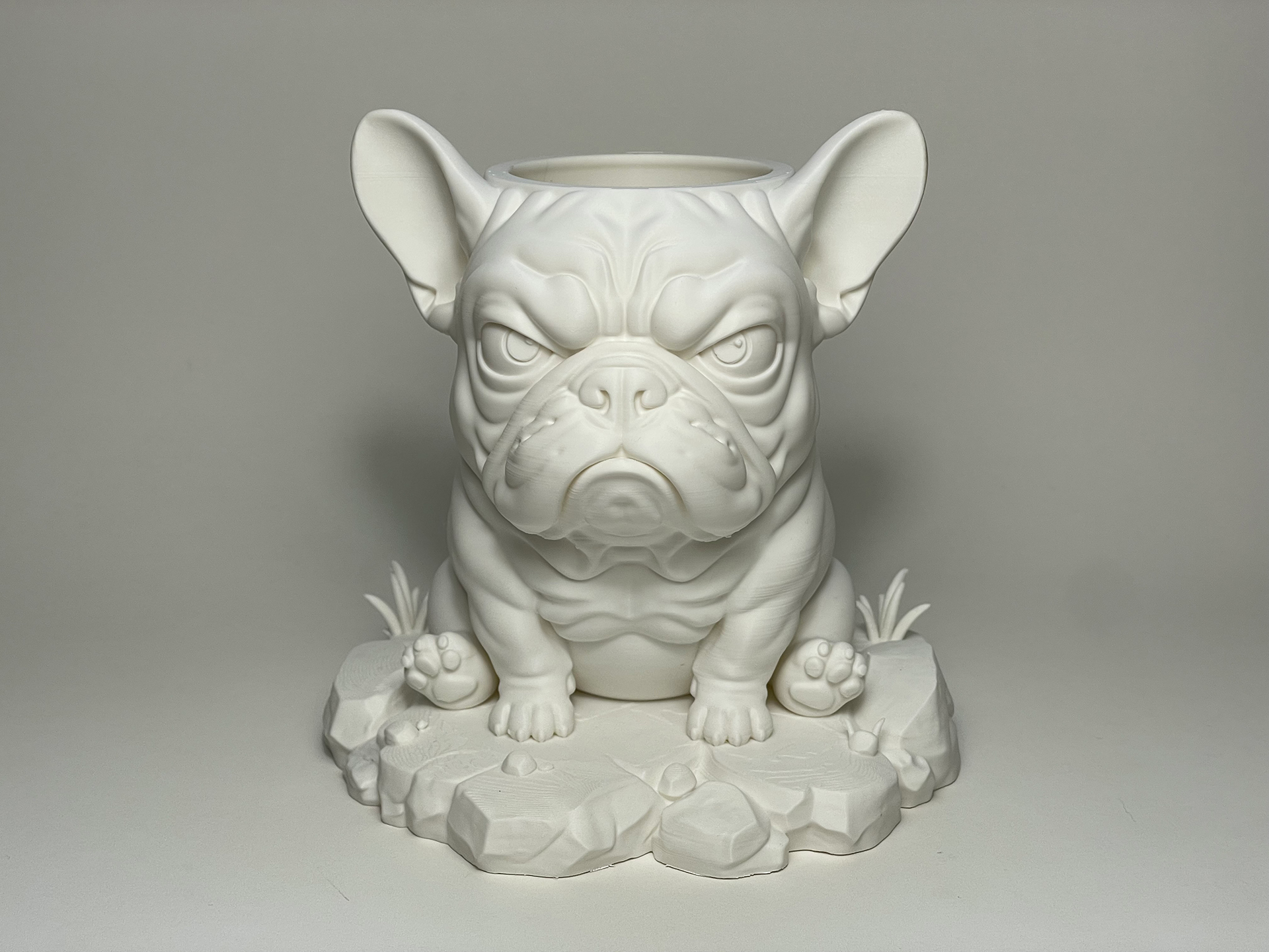 Grumpy Frenchie Planter