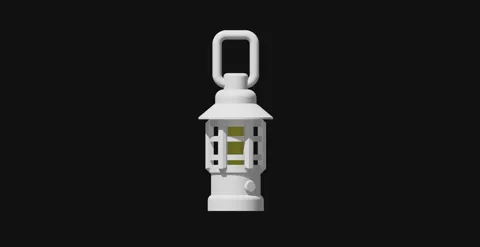 Christmas Winter Glowing Lantern LED earring V2 view 4
