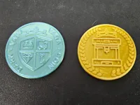 Pièce d'or de pirate — jouet — photo 1