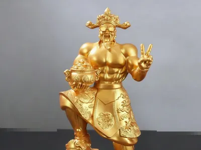 Muscle God of Wealth, bringing wealth!