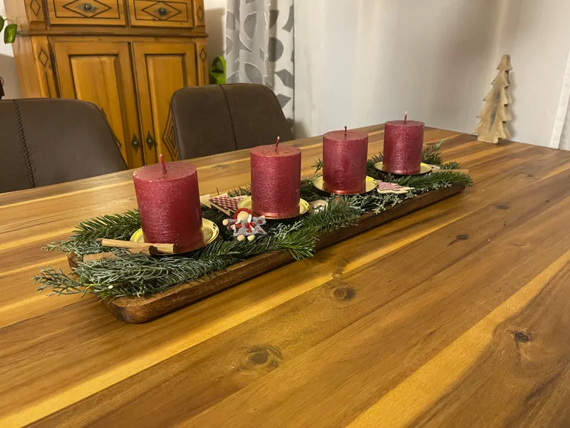 Holders for DIY Advent Wreath or Single Candles