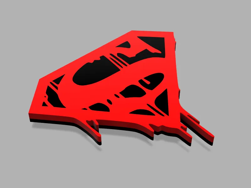 Superman P1S Door Handle (Multicolor)