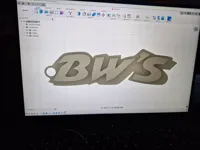 Porte-clés logo Yamaha BWS — photo 1