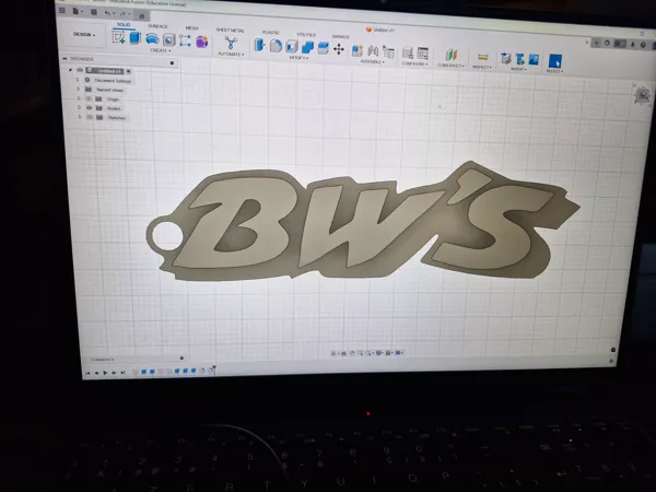 Porte-clés logo Yamaha BWS
