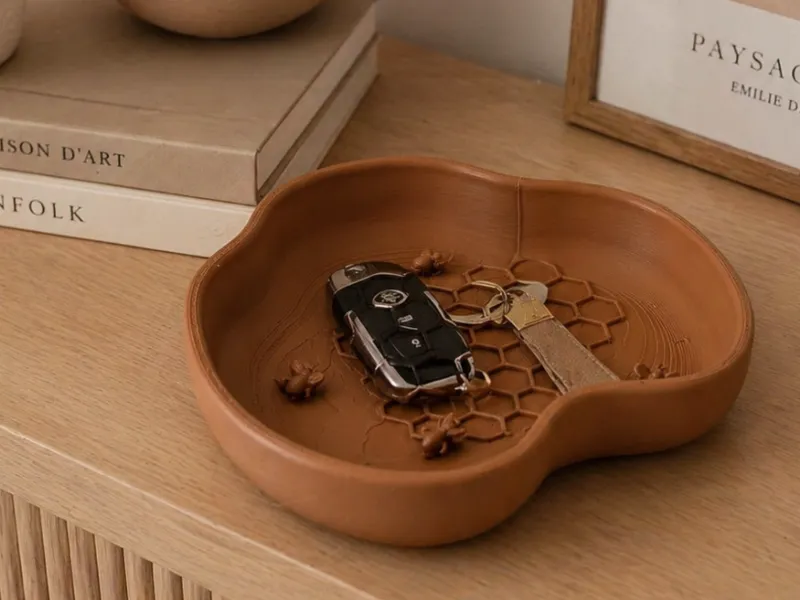 Honeycomb Catchall - Minimalism & Nature Design