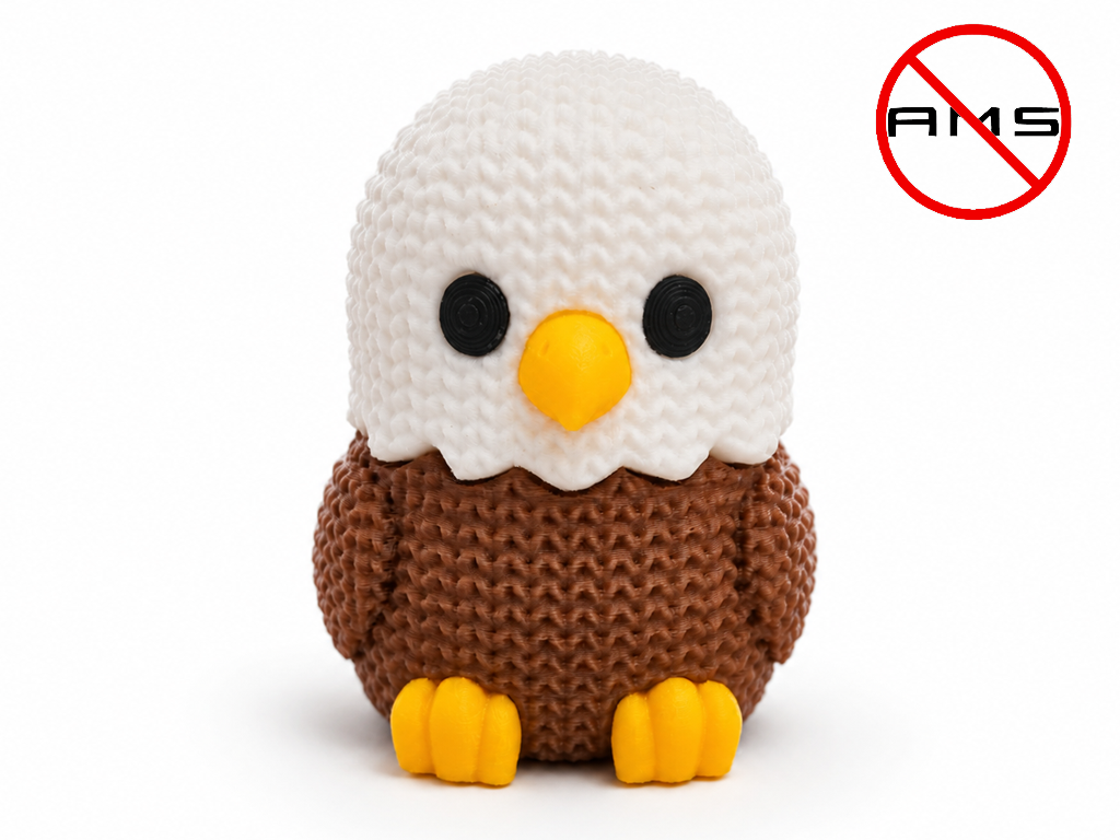 Knitted Bald Eagle / NO AMS