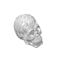 Lampe bougie crâne d'Halloween — photo 3